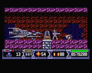 Large screenshot of Turrican II - The Final Fight