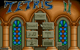 Large screenshot of Tetris II - Strikes Back