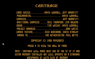 Large screenshot of Carthage