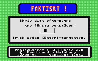 Large screenshot of Faktiskt