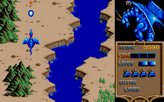 Large screenshot of Dragon Spirit