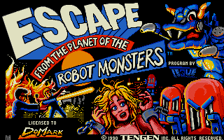 Large screenshot of Escape from the Planet of the Robot Monsters