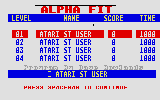 Thumbnail of other screenshot of Alpha Fit