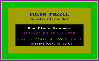 Screenshot of Color Puzzle Construction Set