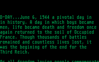 Large screenshot of D Day