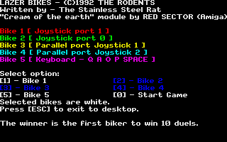 Screenshot of Lazer Bikes