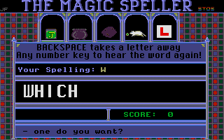 Large screenshot of Magic Speller, The