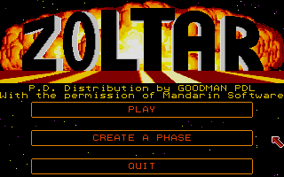 Screenshot of Zoltar