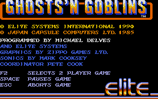 Large screenshot of Ghosts 'n Goblins