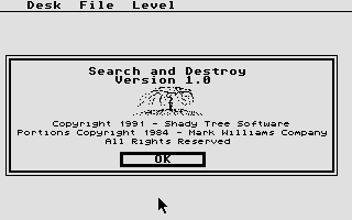 Screenshot of Search and Destroy