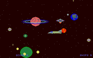Large screenshot of Space Jet