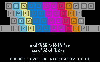Large screenshot of Typing Tutor