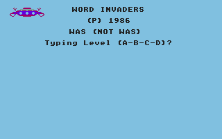 Large screenshot of Word Invaders