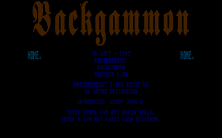 Thumbnail of other screenshot of Backgammon