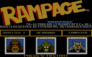 Large screenshot of Rampage
