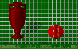 Screenshot of Championship Cricket