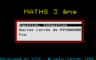 Thumbnail of other screenshot of Mathématiques 3e