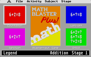 Thumbnail of other screenshot of Math Blaster Plus!
