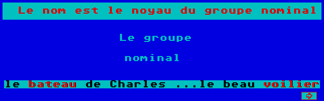 Thumbnail of other screenshot of Grammaire - Langue Française École CM2