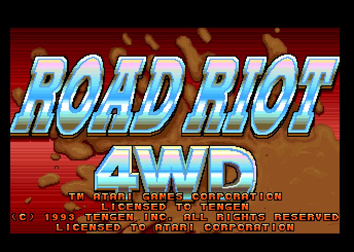 Large screenshot of Road Riot 4WD