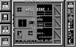 Large screenshot of Hell's Balls