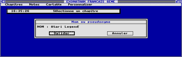 Thumbnail of other screenshot of Exonathan Français 6e