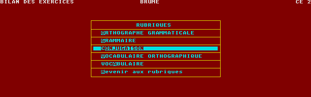 Screenshot of Français CE2