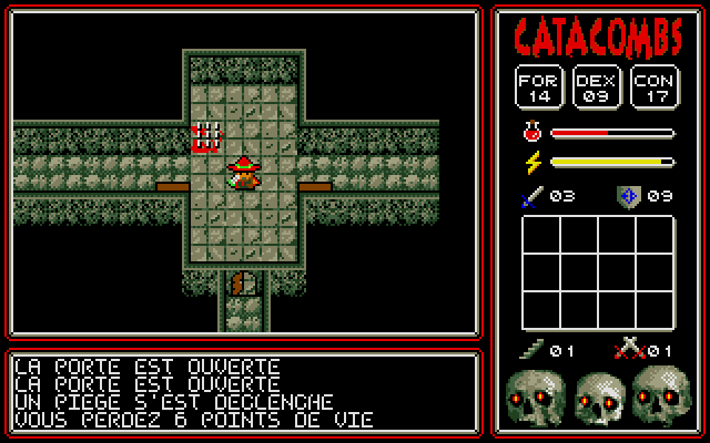 Large screenshot of Catacombs
