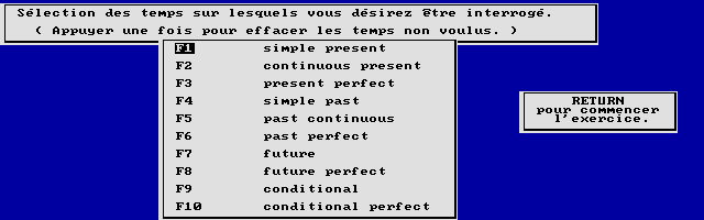 Thumbnail of other screenshot of Didact English / La Concordance Des Temps (Lycée)