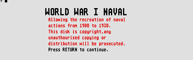 Thumbnail of other screenshot of World War I Naval