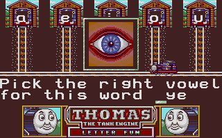Large screenshot of Thomas the Tank Engines Fun with Words