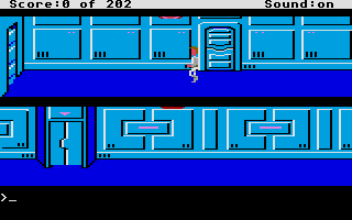 Large screenshot of Space Quest - Roger Wilco in the Sarien Encounter