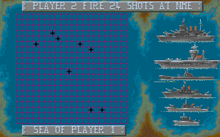 Screenshot of Battleships