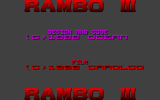 Large screenshot of Rambo III