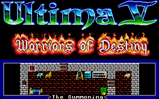 Screenshot of Ultima V - Warriors of Destiny