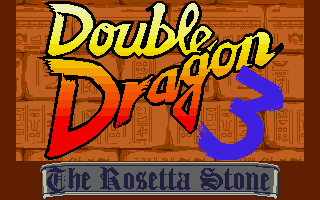 Screenshot of Double Dragon 3 The Rosetta Stone
