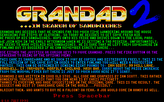 Thumbnail of other screenshot of Grandad 2 - In Search of Sandwiches