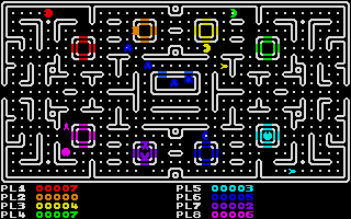 Large screenshot of Pacmen