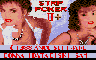 Large screenshot of Strip Poker II+