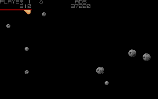 Large screenshot of Asteroids Deluxe