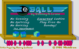 8 Ball - Another one of Harry's ST efforts.