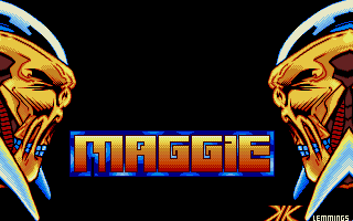 Maggie Disk 12: First contribution of K-Klass to the famous Maggie disks. He was a member of The Lemmings at this time.