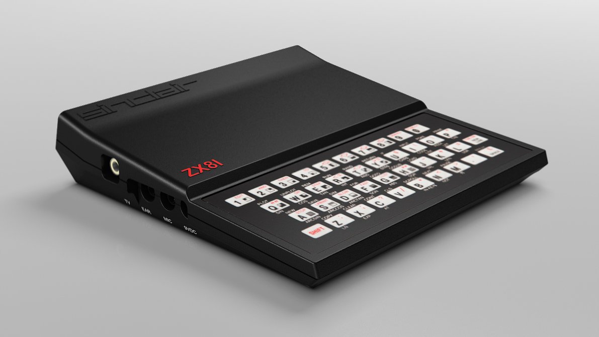 The ZX-81, Sir Clive did it again! 
