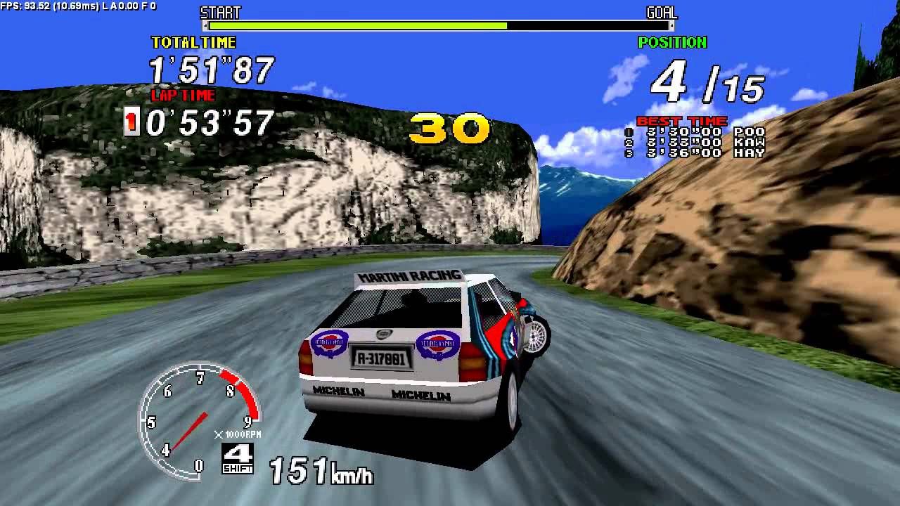 'Sega Rally' was such an amazing game back in the day...