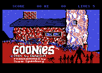 The Goonies, one of Darren's favorites on the 8-bit.