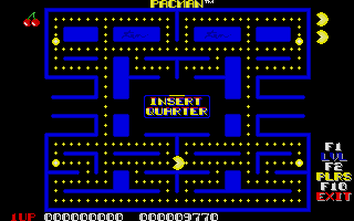 When learning to program, Frank did code a few games, like Pac-Man, depicted here.