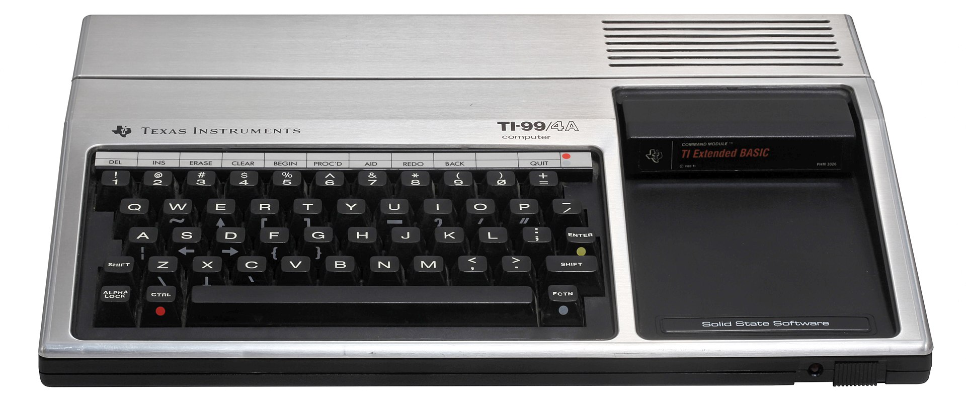 The Texas Instruments TI99, Jonathan's first computer and his introduction to programming.
