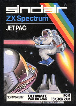 Jet Pac was one of the best selling games of Ultimate, the company that would later be turned into Rare.