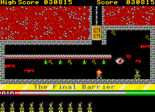 The Spectrum classic Manic Miner was converted to the Atari ST by Peter Jørgensen in 2018.