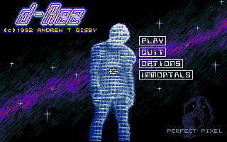 At least the title screen of the shareware game D-Rez was clearly inspired by the movie Tron.